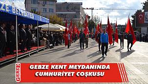 Cumhuriyet Bayramı, Gebze’de coşkuyla kutlandı
