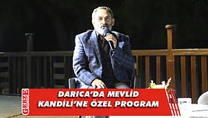 Darıca Belediyesi'nden Mevlid Kandili programı