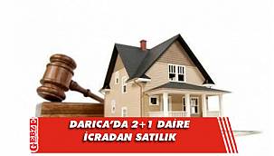 Darıca’da 2+1 88 metrekare daire icradan satılık