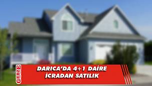 Darıca'da 4+1 daire icradan satılık