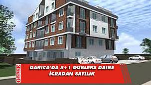 Darıca’da 5+1 dubleks daire icradan satılık
