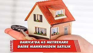 Darıca’da 65 metrekare daire mahkemeden satılık