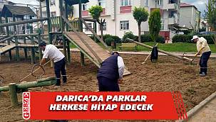 Darıca’da parklar bakımdan geçiyor