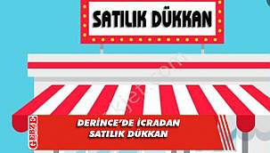 Derince’de icradan satılık dükkan