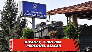 Diyanet, 7 bin 800 personel alacak