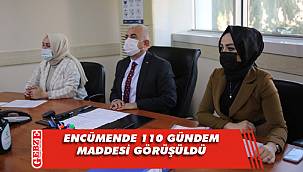 Encümende 110 gündem maddesi görüşüldü