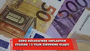 Euro Bölgesi'nde enflasyon eylülde 13 yılın zirvesine ulaştı
