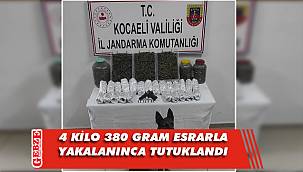 Evinde yüklü miktarda esrar yakalanınca tutuklandı