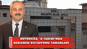 Gebze Belediyesi'nde rotasyon tamam!
