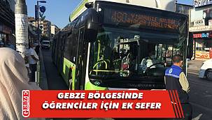 Gebze bölgesindeki otobüslere 97 ek sefer