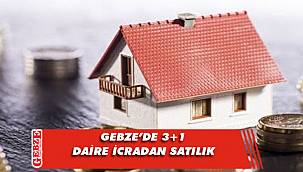 Gebze’de 3+1 daire icradan satılık