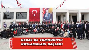 Gebze’de cumhuriyet coşkusu başladı
