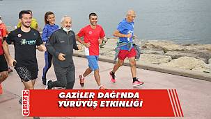 Gebze'de Dünya Yürüyüş etkinliği