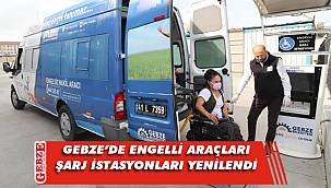 Gebze’de engelli araçları şarj istasyonları yenilendi
