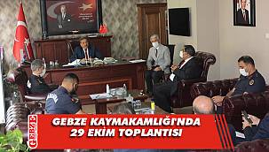 Gebze protokolü, 29 Ekim için toplandı