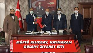 Gebzeli din görevlilerinden Kaymakam Güler'e ziyaret