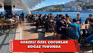Gebzeli özel çocuklar boğaz turuna katıldı