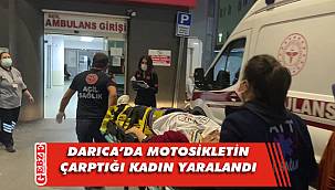 Genç kadına çarpan kurye kayıplara karıştı