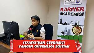 İtfaiye’den çevrimiçi yangın güvenliği eğitimi