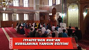 İtfaiye’den Darıca’daki Kur’an kurslarına yangın eğitimi