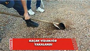 İzinsiz döküm yapan kaçak vidanjör yakalandı