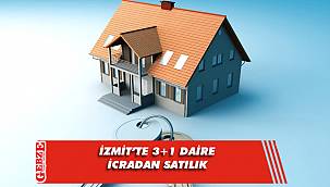 İzmit’te 3+1 daire icradan satılık