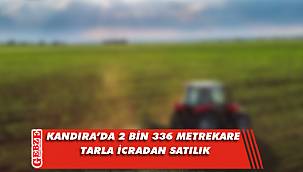 Kandıra’da 2 bin 336 metrekare tarla icradan satılık