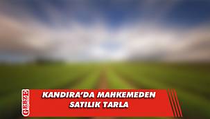 Kandıra’da bin 584 metrekare tarla mahkemeden satılık