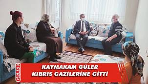 Kaymakam Güler'den Gebzeli gazilere ziyaret