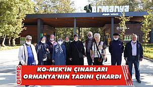 KO-MEK’in çınarları, Ormanya’nın tadını çıkardı