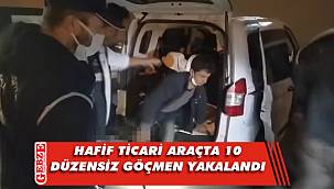Kocaeli'nde 10 düzensiz göçmen yakalandı