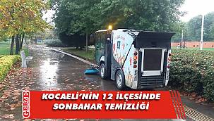 Kocaeli'nde sonbahar temizliği yapılıyor