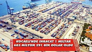 Kocaeli’nin ihracatı Eylül’de zirve yaptı