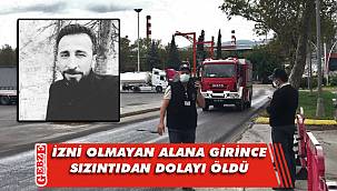 Köfez'deki fabrikada feci olay