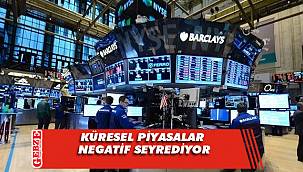 Küresel piyasalar negatif seyrediyor
