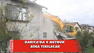 Metruk binaların yıkımı sürüyor
