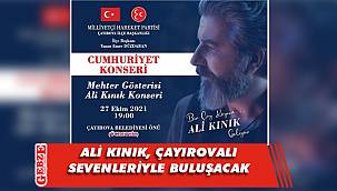MHP Çayırova’dan Ali Kınık konseri