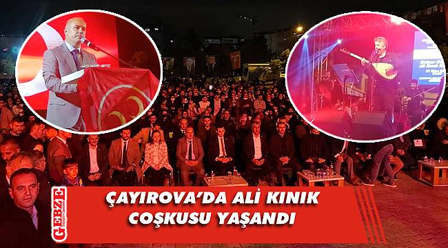 MHP Çayırova'nın konserine ilgi büyük