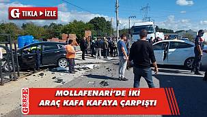 Mollafenari'de korkutan kaza; 3 yaralı