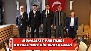 Muhalefet il başkanları bir araya geldi