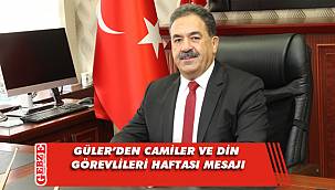 Mustafa Güler Camiler ve Din Görevlileri Haftası'nı kutladı