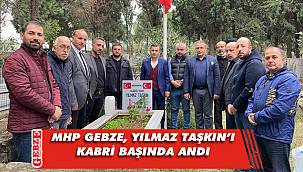 Özdemir ve ekibi, ülkücü şehit Taşkın’ı unutmadı
