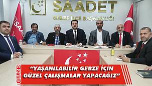Saadet Gebze yeni yönetimi bir araya geldi