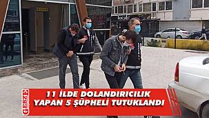 Sahte dekont dolandırıcıları tutuklandı