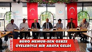 Sedat Topçu, sendika üyeleriyle bir araya geldi