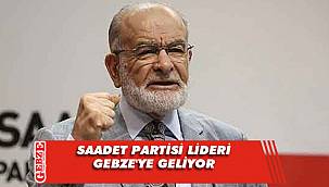 Temel Karamollaoğlu, Pazar günü Gebze’de