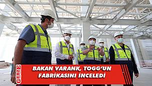 TOGG'un fabrikasında çalışmalar hızla sürüyor