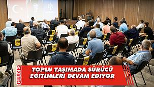Toplu taşımada sürücü eğitimleri devam ediyor