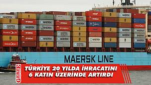 Türkiye 20 yılda ihracatını 6 katın üzerinde artırdı