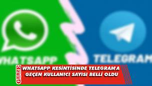 WhatsApp kesintisinde Telegram'a geçen kullanıcı sayısı belli oldu
